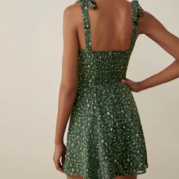 Reformation Niara dress in Coriander SZ 8 NWT - Picture 2 of 8